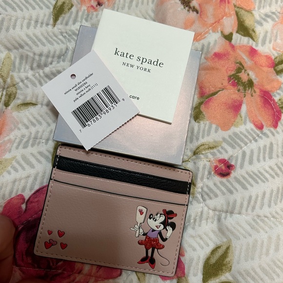 Kate Spade Disney collaboration Minnie slim Cardholder NWT - Picture 4 of 7